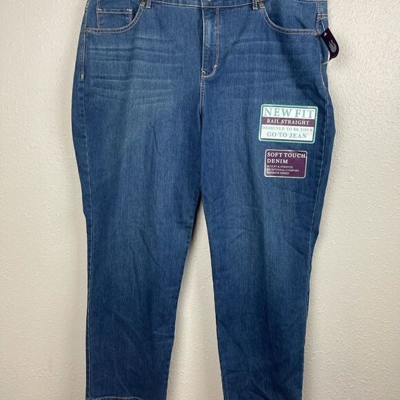 NWT Gloria Vanderbilt Women’s Jeans Size 20W - Picture 1 of 8
